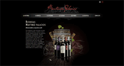 Desktop Screenshot of bodegasmartinezpalacios.com