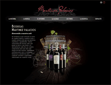 Tablet Screenshot of bodegasmartinezpalacios.com